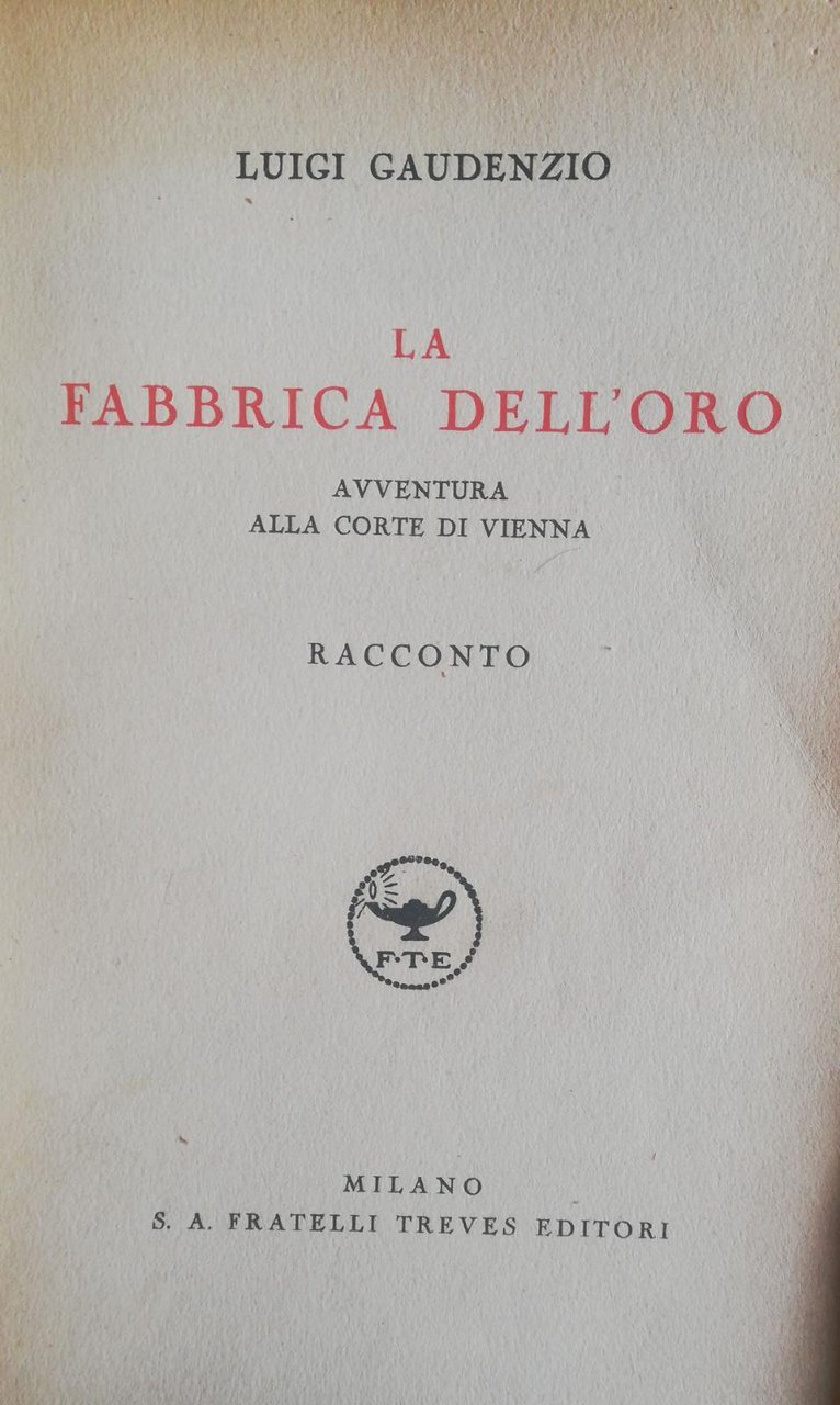 LA FABBRICA DELL'ORO. AVVENTURA ALLA CORTE DI VIENNA | Immagine principale