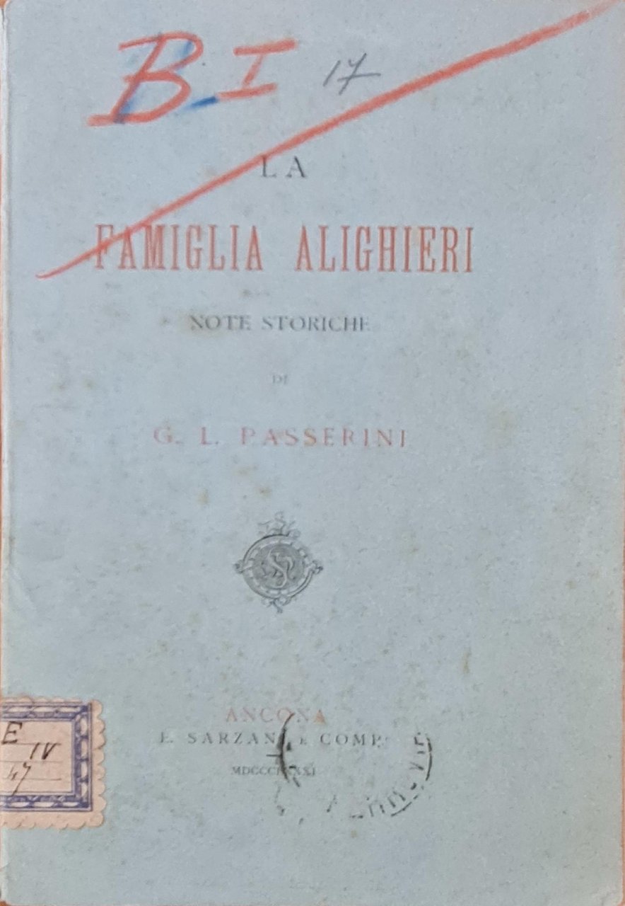 LA FAMIGLIA ALIGHIERI