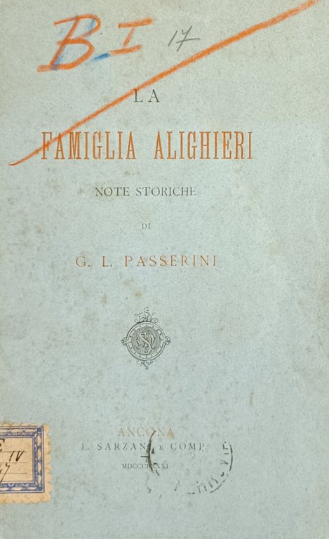 LA FAMIGLIA ALIGHIERI