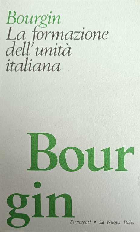 LA FORMAZIONE DELL'UNITA' ITALIANA