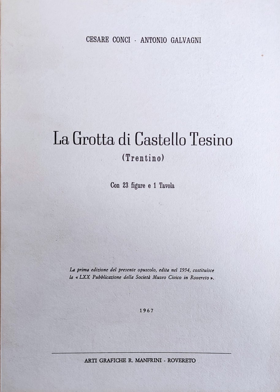 LA GROTTA DI CASTELLO TESINO (TRENTINO) | Immagine principale