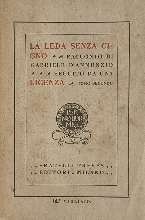 LA LEDA SENZA CIGNO