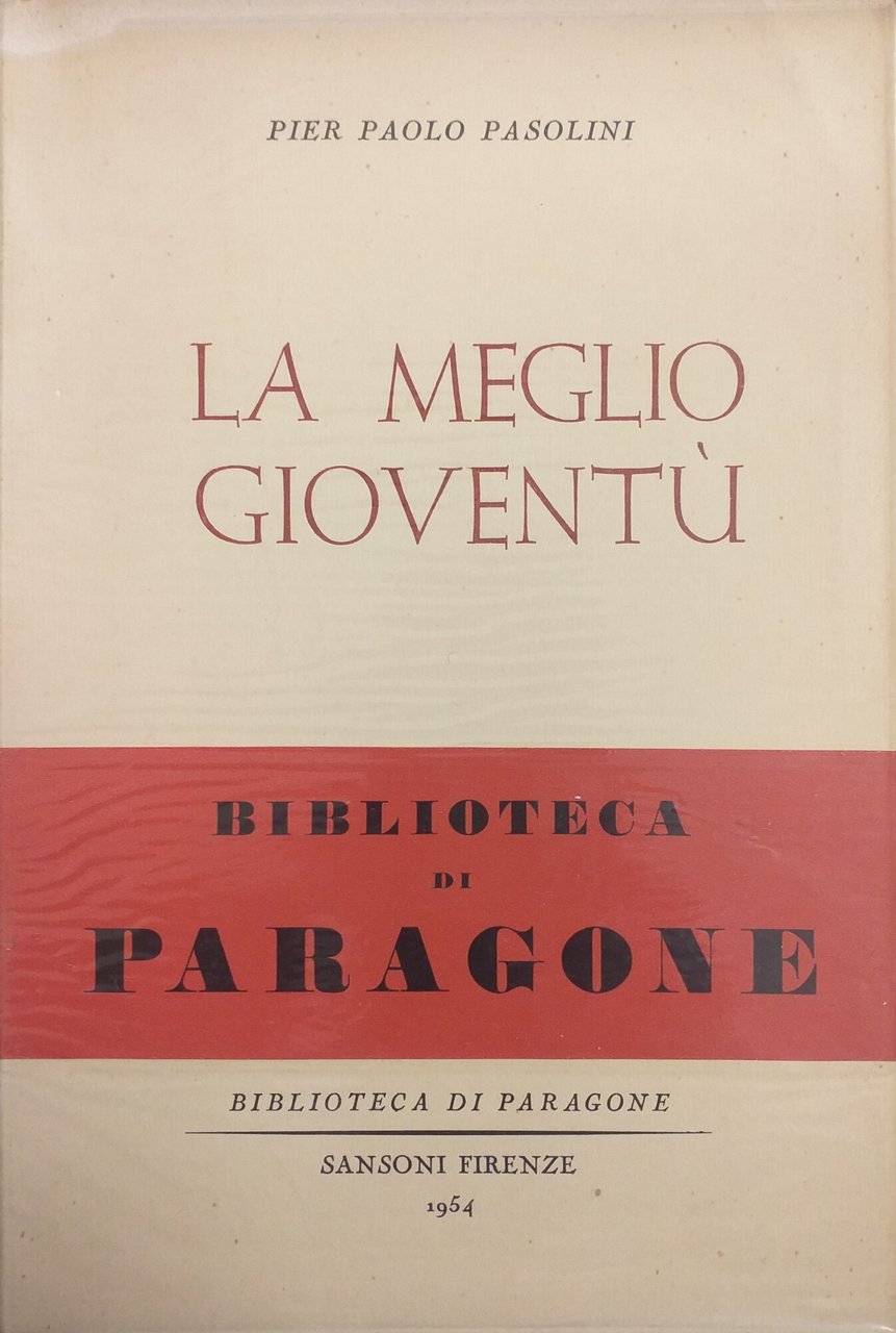 LA MEGLIO GIOVENTÙ. POESIE FRIULANE