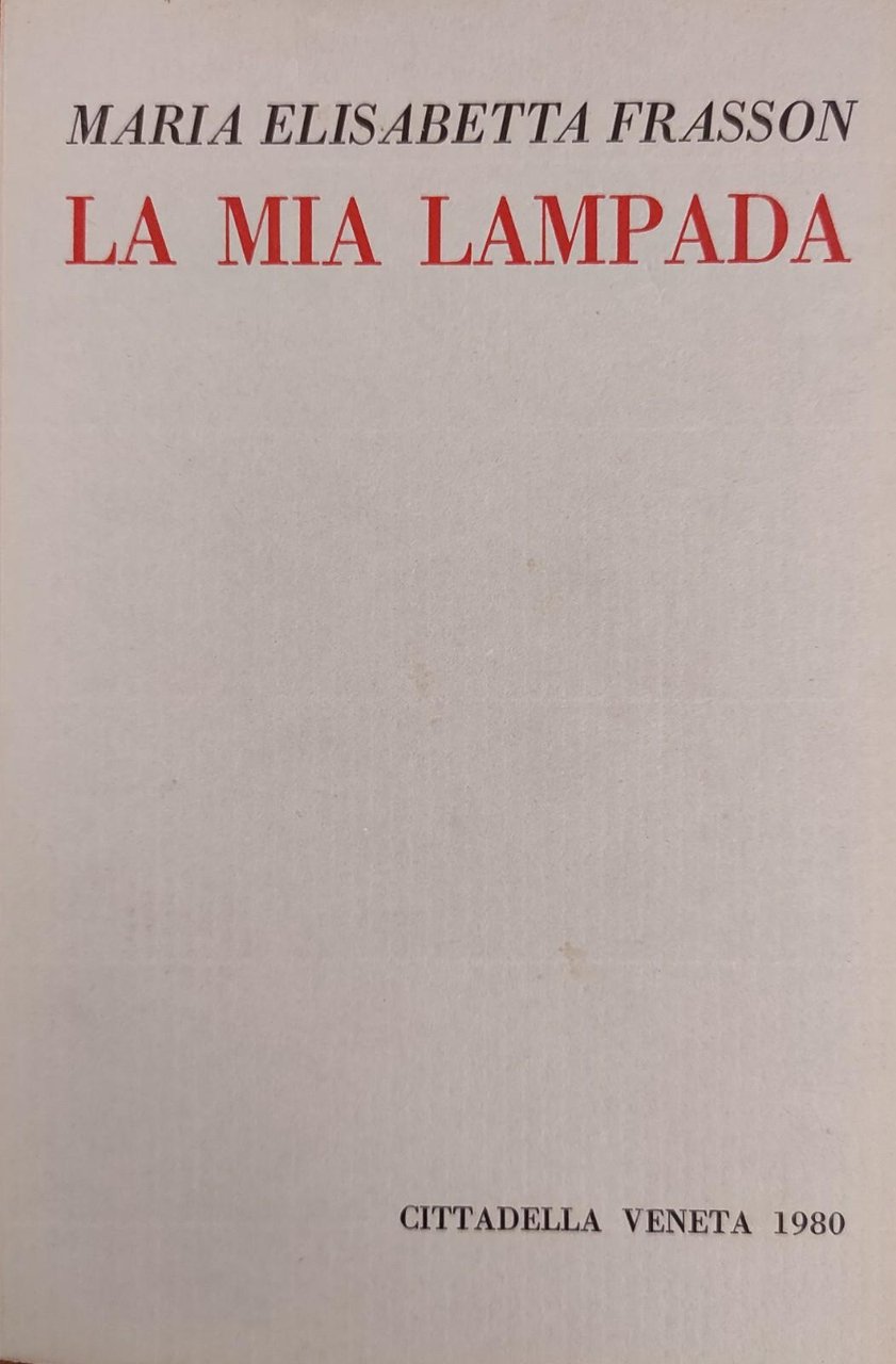 LA MIA LAMPADA