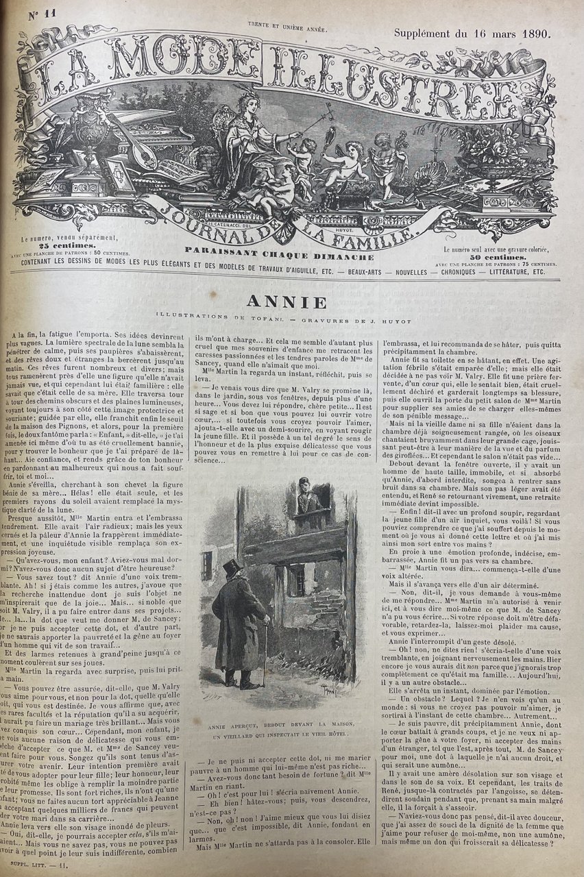 LA MODE ILLUSTRÉE. JOURNAL DE LA FAMILLE