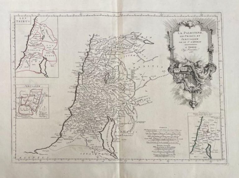 LA PALESTINE, LES TRIBUS, ET JERUSALEM PAR LE S. D'ANVILLE
