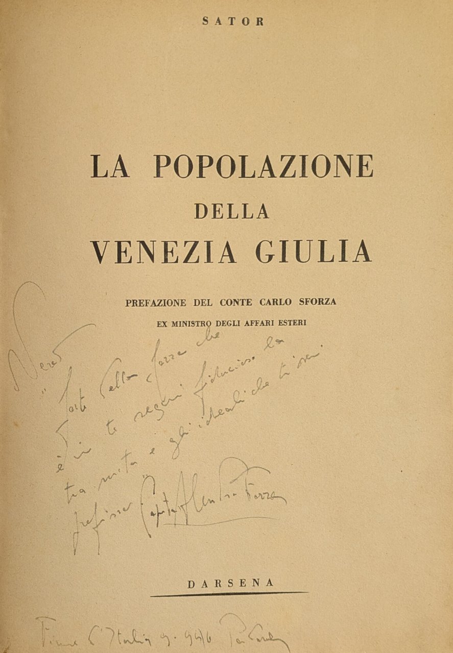 LA POPOLAZIONE DELLA VENEZIA GIULIA | Immagine principale