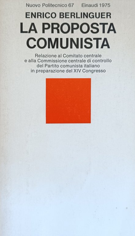 LA PROPOSTA COMUNISTA