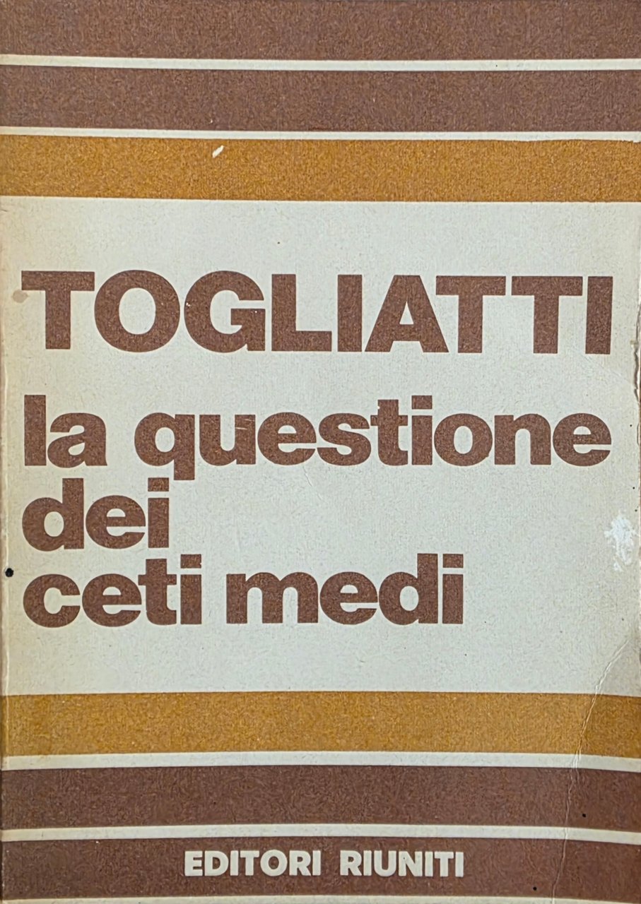 LA QUESTIONE DEI CETI MEDI | Immagine principale