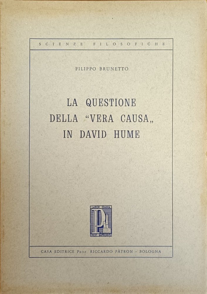 LA QUESTIONE DELLA "VERA CAUSA" IN DAVID HUME