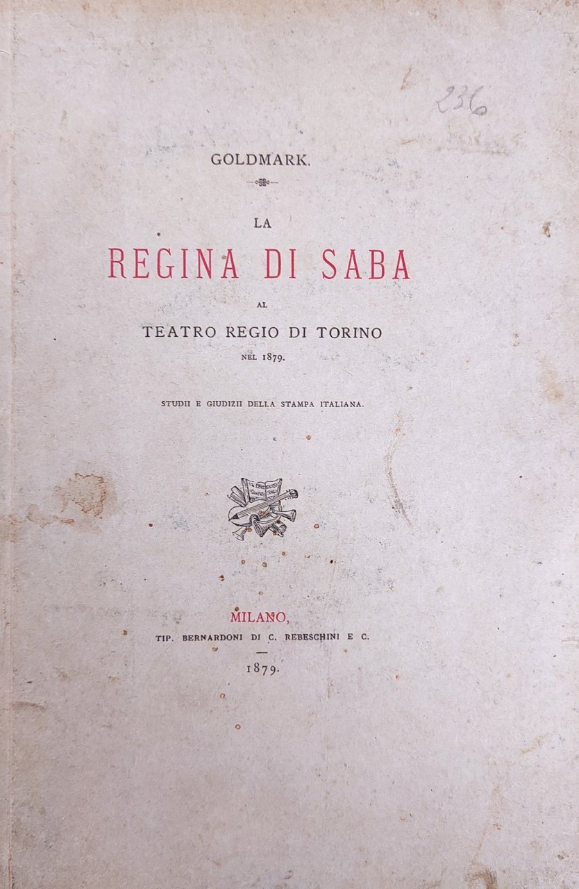 LA REGINA DI SABA AL TEATRO REGIO DI TORINO