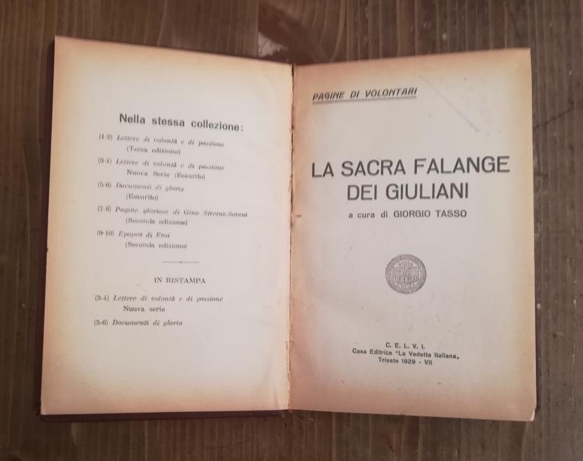 LA SACRA FALANGE DEI GIULIANI