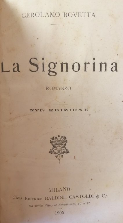 LA SIGNORINA