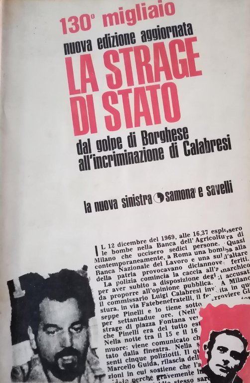 LA STRAGE DI STATO: DAL GOLPE DI BORGHESE ALL'INCRIMINAZIONE DI …