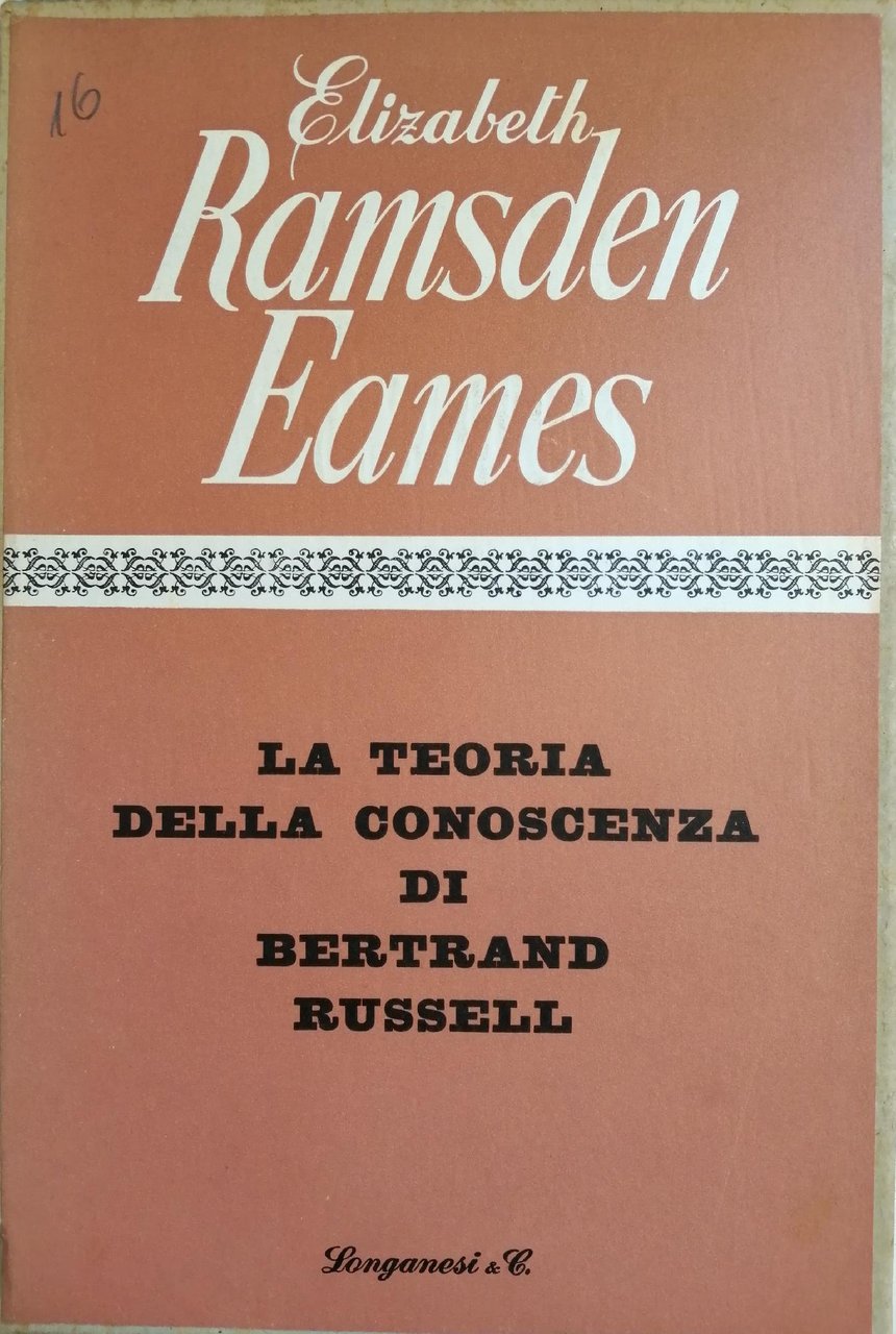 LA TEORIA DELLA CONOSCENZA DI BERTRAND RUSSELL