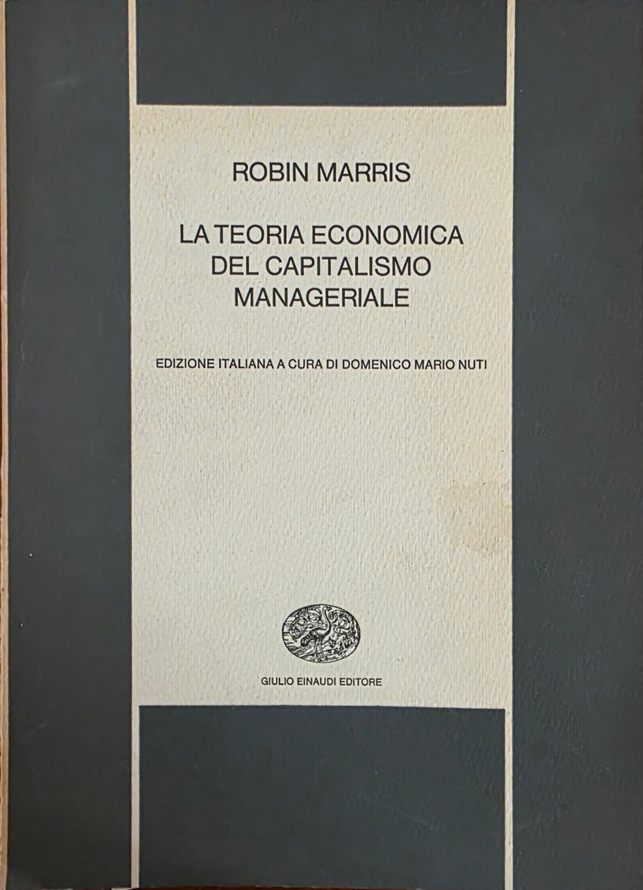 LA TEORIA ECONOMICA DEL CAPITALISMO MANAGERIALE