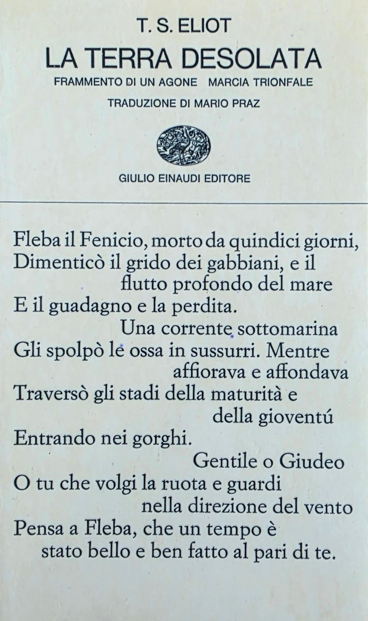 LA TERRA DESOLATA. FRAMMENTO DI UN AGONE. MARCIA TRIONFALE. | Immagine principale