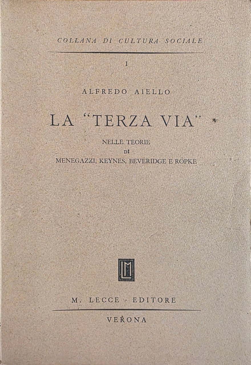 LA "TERZA VIA". NELLE TEORIE DI MENEGAZZI, KEYNES, BEVERIDGE E … | Immagine principale