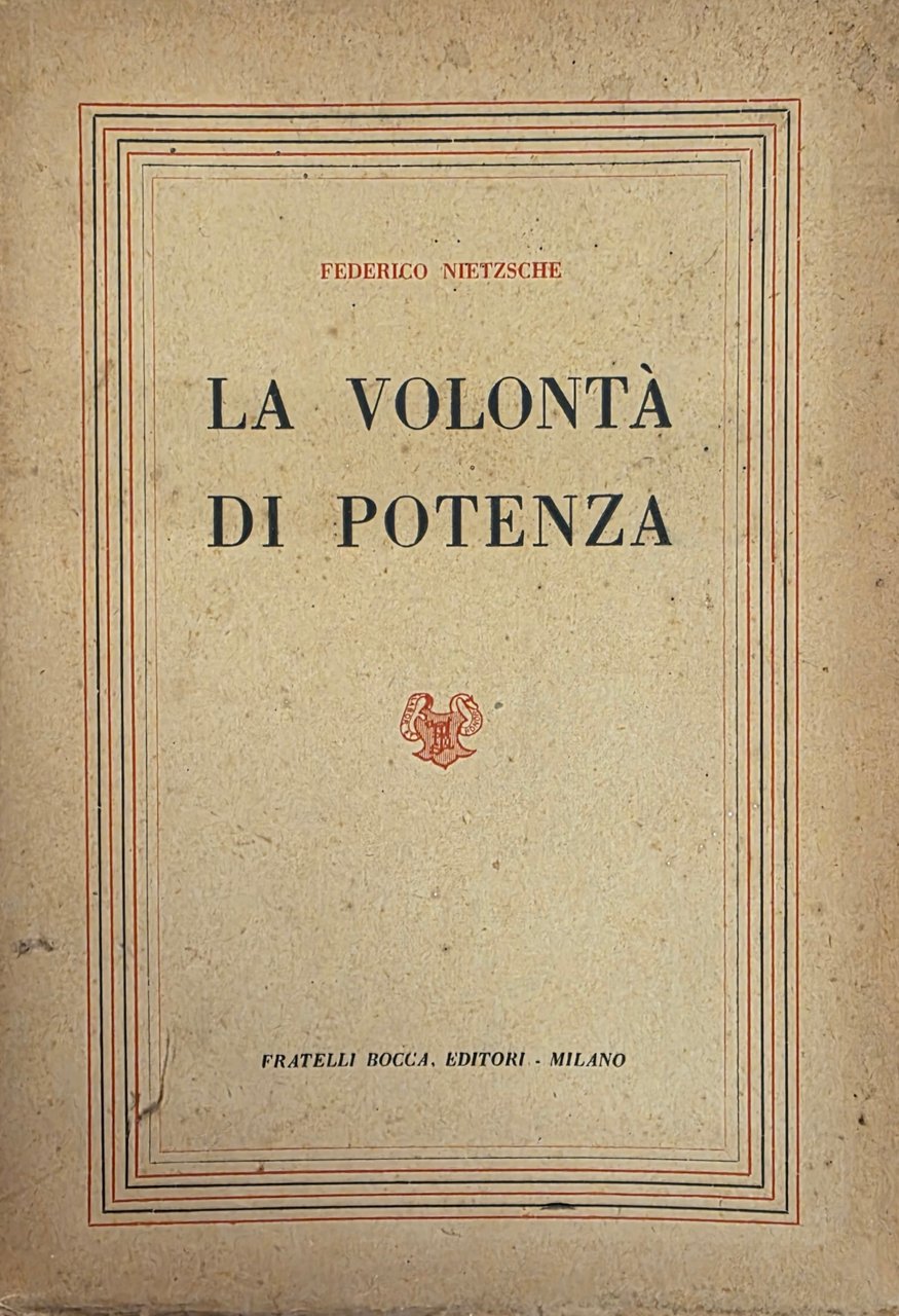 LA VOLONTÀ DI POTENZA | Immagine principale