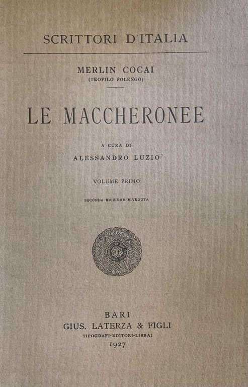 LE MACCHERONEE