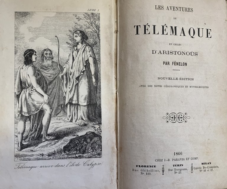 LES AVENTURES DE TELEMAQUE ET CELLES D'ARISTONOUS