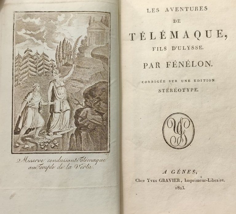 LES AVENTURES E TELEMAQUE FILS D'ULYSSE