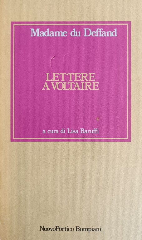 LETTERE A VOLTAIRE
