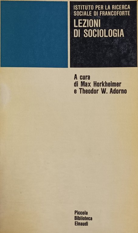 LEZIONI DI SOCIOLOGIA | Immagine Gallery 2