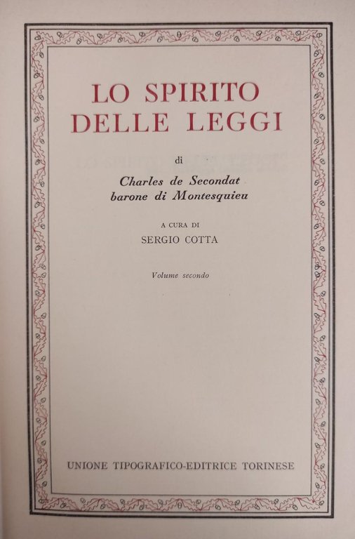 LO SPIRITO DELLE LEGGI | Immagine Gallery 2