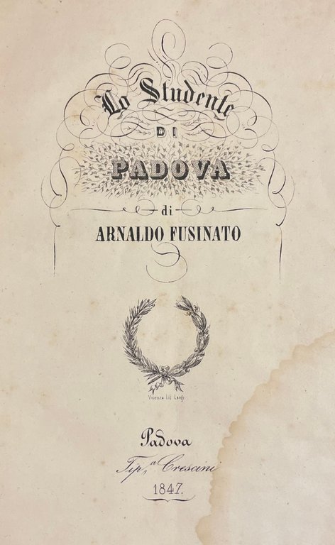 LO STUDENTE DI PADOVA | Immagine Gallery 2