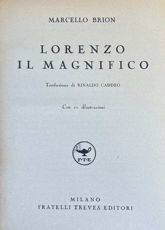 LORENZO IL MAGNIFICO
