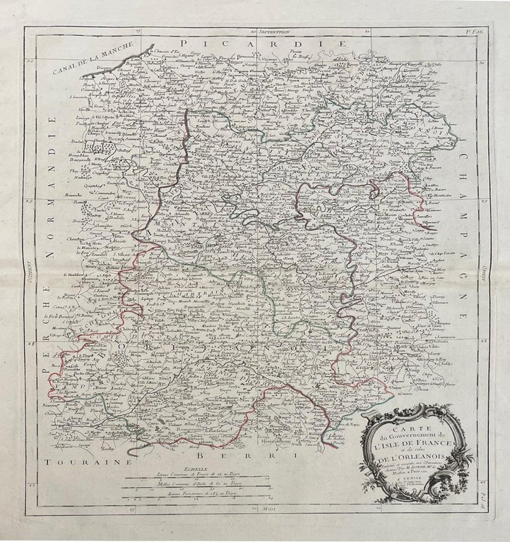 CARTE DE GOUVERNEMENT DE CHAMPAGNE ET BRIE | Immagine Gallery 21