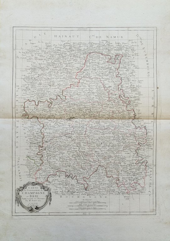 CARTE DE GOUVERNEMENT DE CHAMPAGNE ET BRIE | Immagine Gallery 24