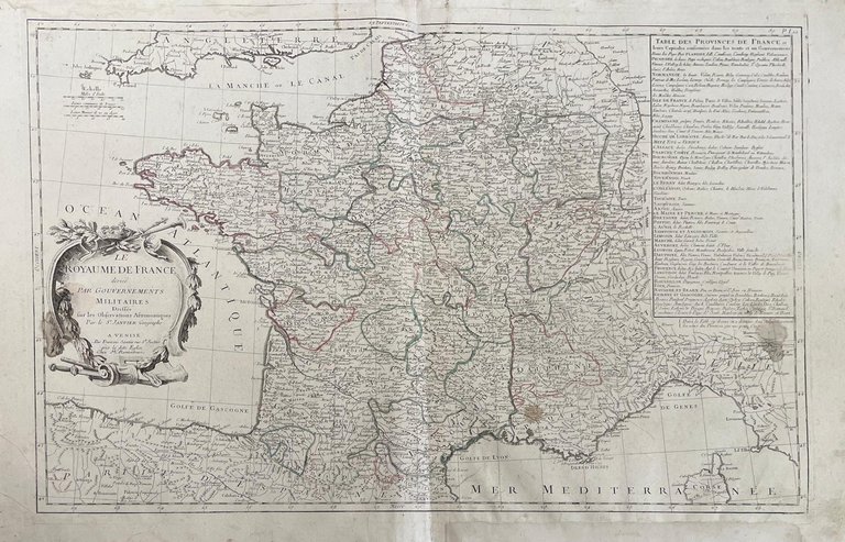 CARTE DE GOUVERNEMENT DE CHAMPAGNE ET BRIE | Immagine Gallery 7