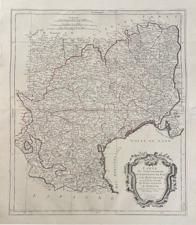 CARTE DE GOUVERNEMENT DE CHAMPAGNE ET BRIE | Immagine Gallery 8