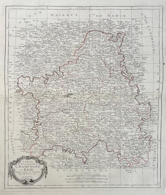 CARTE DE GOUVERNEMENT DE CHAMPAGNE ET BRIE | Immagine Gallery 18