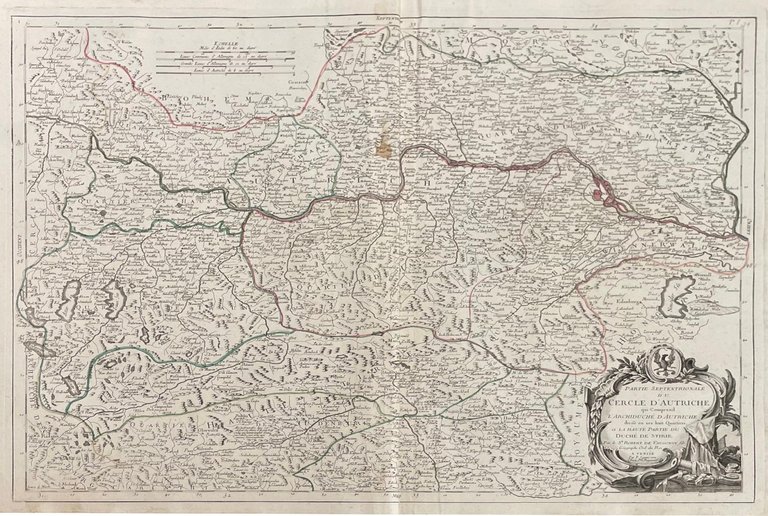 Lotto di 2 mappe: CERCLE D'AUTRICHE | Immagine Gallery 3