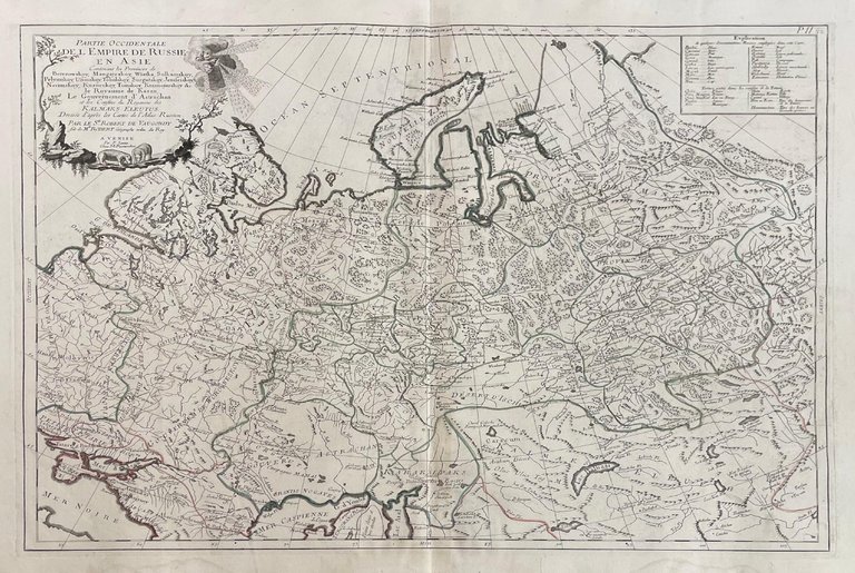 Lotto di 2 mappe: EMPIRE DE RUSSIE EN ASIE