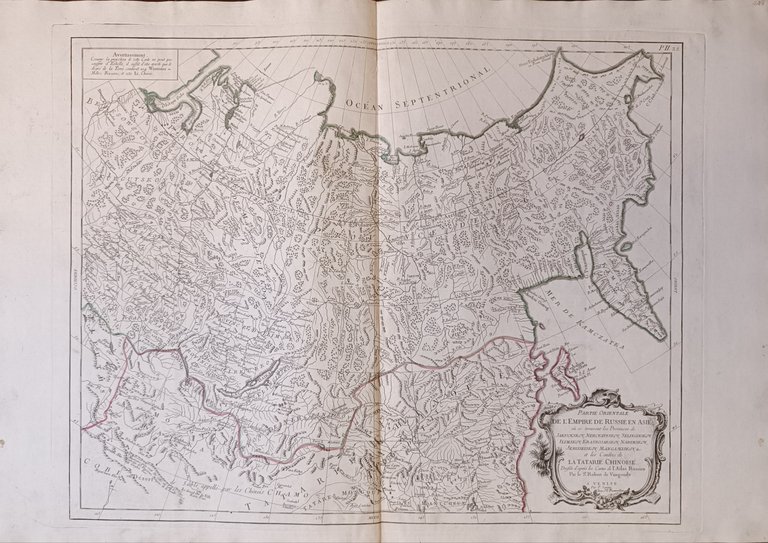 Lotto di 2 mappe: EMPIRE DE RUSSIE EN ASIE