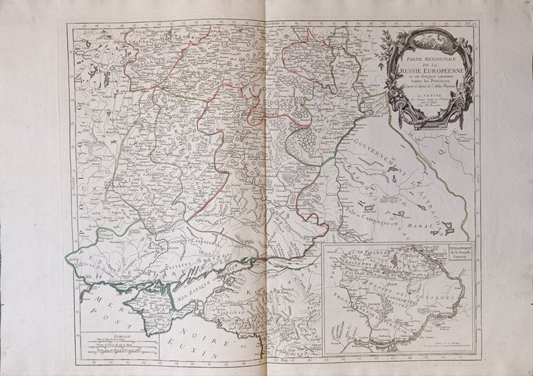 Lotto di 2 mappe: RUSSIE EUROPEENNE