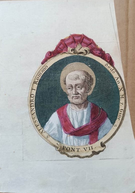 LOTTO DI 31 INCISIONI RAFFIGURANTI RITRATTI DI ANTICHI SANTI E …