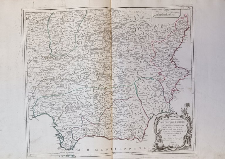 LES ROYAUMES D'ESPAGNE ET DE PORTUGAL DIVIDES PAR GRANDES PROVINCES | Immagine Gallery 6