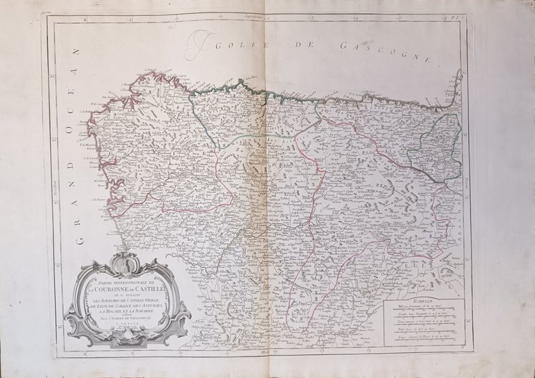LES ROYAUMES D'ESPAGNE ET DE PORTUGAL DIVIDES PAR GRANDES PROVINCES | Immagine Gallery 10