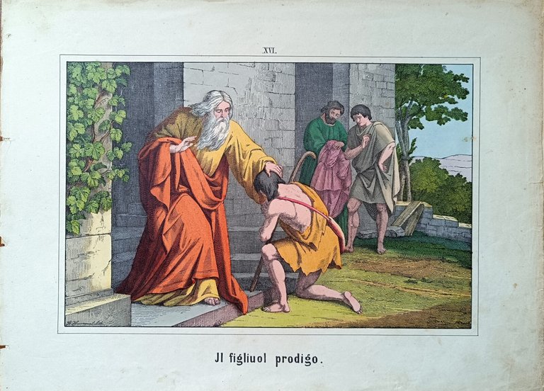 LOTTO DI 6 STAMPE RELIGIOSE (NUOVO TESTAMENTO)