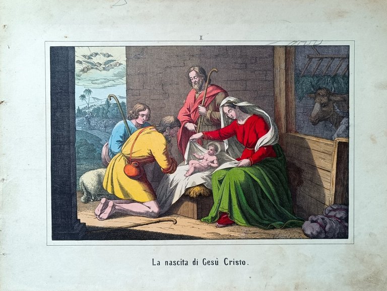 LOTTO DI 6 STAMPE RELIGIOSE (NUOVO TESTAMENTO)