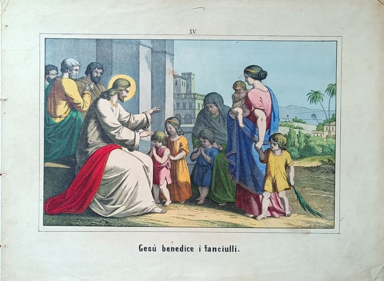 LOTTO DI 6 STAMPE RELIGIOSE (NUOVO TESTAMENTO)