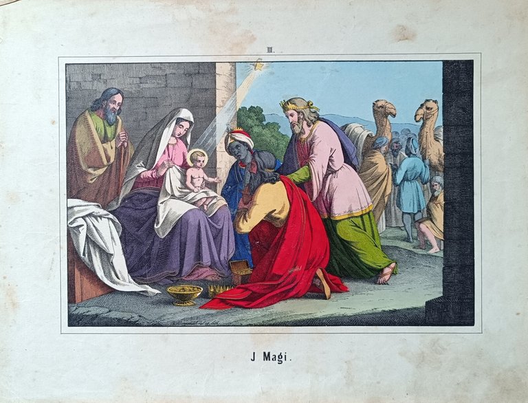 LOTTO DI 6 STAMPE RELIGIOSE (NUOVO TESTAMENTO)