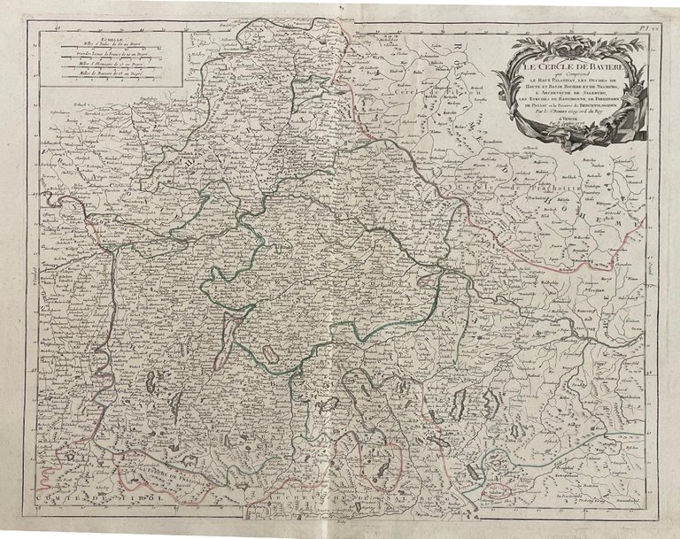 L'EMPIRE D'ALLEMAGNE DIVISE' PAR CERCLES, SUBDIVISES EN LEURS ETATS ET …