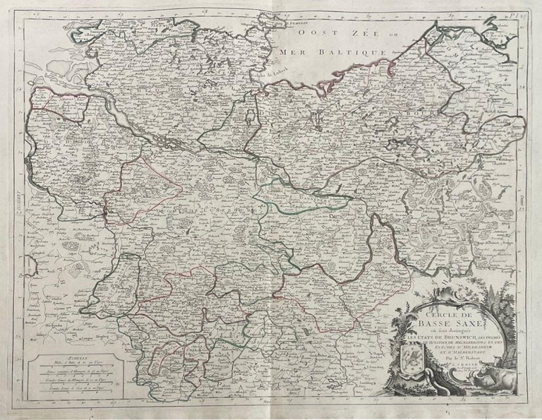 L'EMPIRE D'ALLEMAGNE DIVISE' PAR CERCLES, SUBDIVISES EN LEURS ETATS ET …