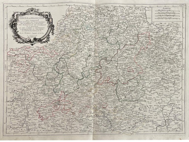 L'EMPIRE D'ALLEMAGNE DIVISE' PAR CERCLES, SUBDIVISES EN LEURS ETATS ET …